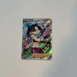 RARE Off Center Marnie’s Pride 171/172 Brilliant Stars Pokemon Card NM - Image 1