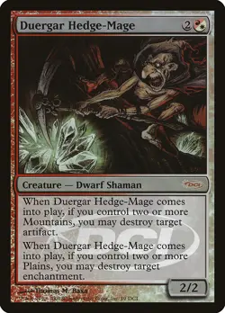 Duergar Hedge-Mage (WPN) FOIL Promo NM Creature Special MAGIC MTG CARD ABUGames - Image 1