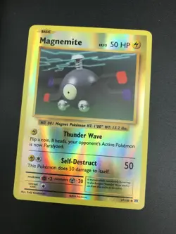Magnemite 37/108 Reverse Holo Pokemon TCG XY Evolutions Card NM 2016 A - Image 1