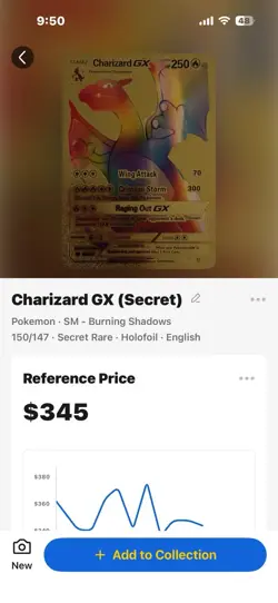 Charizard GX 150/147 SM-Burning Shadows Rainbow Rare Holo Pokemon Card - Image 5