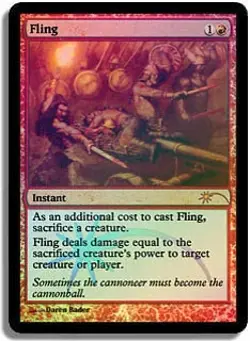 Fling (WPN #69) FOIL Promo MINT Instant Special MAGIC GATHERING CARD ABUGames - Image 1