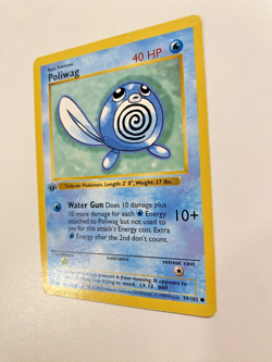 Poliwag 59/102 1st Edition Shadowless Base Set Regular LP - Pokemon Card - Image 2