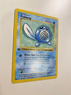 Poliwag 59/102 1st Edition Shadowless Base Set Regular LP - Pokemon Card - Image 3