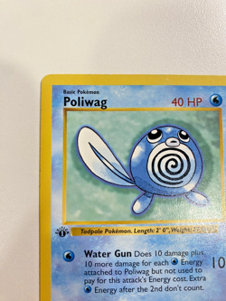 Poliwag 59/102 1st Edition Shadowless Base Set Regular LP - Pokemon Card - Image 4