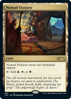 Nomad Outpost (Secret Lair) FOIL Promo NM Land Rare MAGIC MTG CARD ABUGames - Image 1