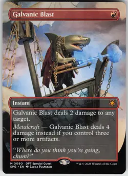 MTG Galvanic Blast Borderless Normal NM Special Guests Magic 90 - Image 1