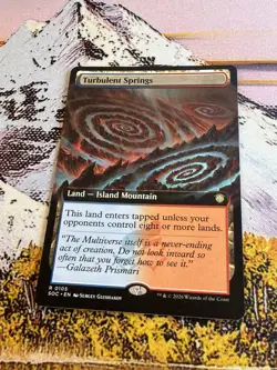 Turbulent Springs (Extended Art) 105 MTG NM - SOC - Image 2
