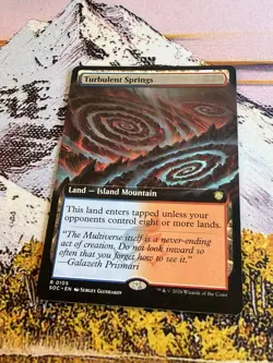 Turbulent Springs (Extended Art) 105 MTG NM - SOC - Image 4