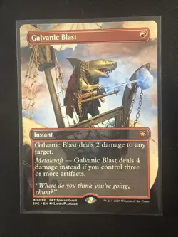 Galvanic Blast Extended Art Mythic 90 Mtg Magic The Gathering Special Guest - Image 1