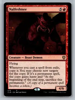 Nalfeshnee Commander Legends: Battle for Baldur's Gate #678 Magic MTG - Image 1