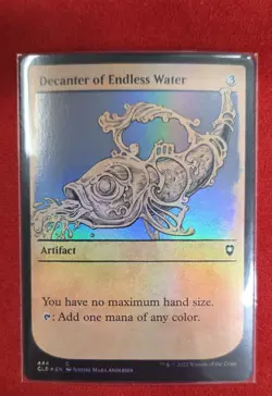 Decanter of Endless Water (Showcase) Commander Legends: Battle for Baldur's Gate - Image 1