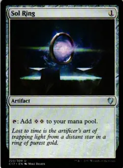 SOL RING 223 UNCOMMON COMMANDER 2017 MAGIC: THE GATHERING LP - Image 1