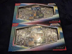 2 x Pokemon Prismatic Evolutions Lucario EX and Tyranitar EX Premium Collection - Image 2