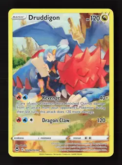 Druddigon TG09/TG30 Holo Silver Tempest Trainer Gallery Pokemon NM - Image 1