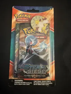 Pokemon TCG: XY Steam Siege, Roaring Skies & Mega Alakazam Pin - Sealed Blister - Image 1