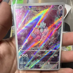 Pokemon Tinkatink 216/193 Illustration Rare Full Art Holo Sv02 Eng 2023 60 HP - Image 1