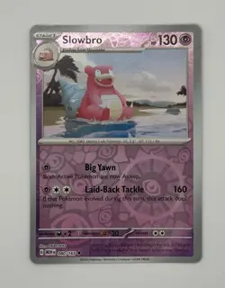 Slowbro 080/165 NM Reverse Holo English Pokemon 151 TCG - Image 1