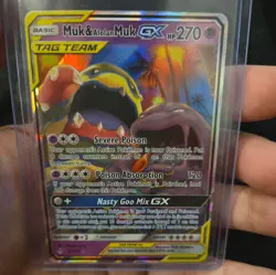 Pokemon Muk & Alolan Muk GX 61/214 Unbroken Bonds Holo - Image 1
