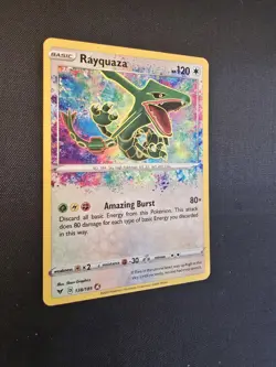 Pokemon TCG Rayquaza Vivid Voltage 138/185 Holo Amazing Rare - Image 2