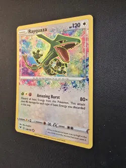Pokemon TCG Rayquaza Vivid Voltage 138/185 Holo Amazing Rare - Image 3