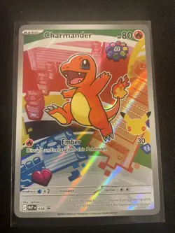 Pokemon TCG Charmander MEP 038 First Partner Illustration Collection Holo - Image 1