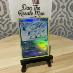 Pokemon Glaceon 20/100 [Platinum] Stamped Reverse Holo Burger King Promo - LP - Image 2