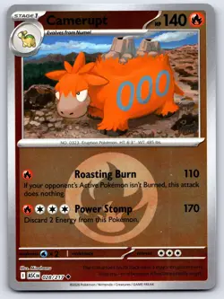 CAMERUPT 028/217 ENERGY REVERSE HOLO ME: ASCENDED HEROES POKEMON NEAR MINT - Image 1