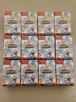 LOT OF 12 Pokemon Scarlet & Violet Prismatic Evolution Booster Bundle SEALED NEW - Image 1