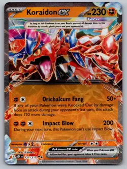 Koraidon Ex 121/217 Double Rare Ascended Heroes Pokemon TCG - Image 1
