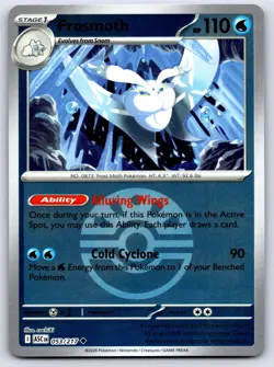 FROSMOTH 053/217 FRIEND BALL REVERSE HOLO ME: ASCENDED HEROES POKEMON NEAR MINT - Image 1