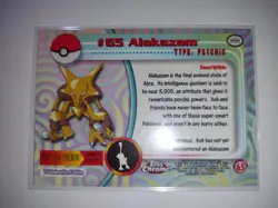 Topps Chrome Pokemon Alakazam #65 NM/M (A) - Image 2