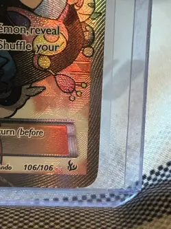 Pokemon Fan Club Trainer Full Art Ultra Rare Holo Flashfire 106/106 2014 - Image 3