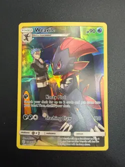 Pokemon - Weavile 238/236 - Sun & Moon Cosmic Eclipse - Image 1