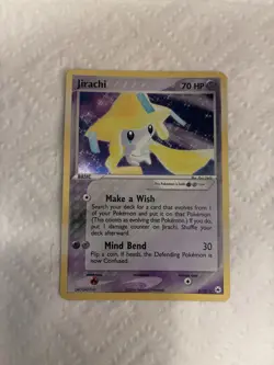 Pokemon TCG Jirachi Holo Rare 8/101 Hidden Legends Lightly Played Condition - Image 1