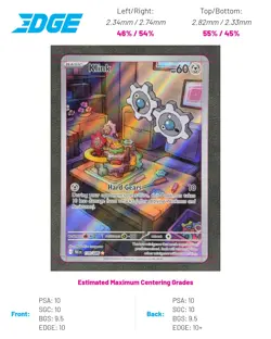 Klink 139/086 Pokemon TCG Illustration Rare SV: Black Bolt Near Mint - Image 3