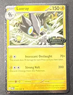 Pokemon Luxray 028/088 Perfect Order Best Buy Stamped Promo NM Mint - Image 1