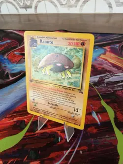 Kabuto 50/62 Common Fossil Pokemon 1st Edition Lightly Played - Image 3