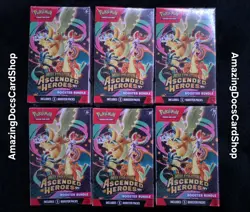 Pokemon TCG: Ascended Heroes Booster Bundle 6x LOT - Image 1