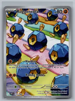 Roggenrola - 127/086 127/086 Illustration Rare SV: White Flare Pokemon NM/M - Image 1