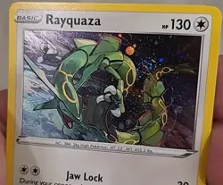 SWIRL! Rayquaza SWSH029 Cosmos Holo Black Star Promo Pokemon TCG RARE NM - Image 1