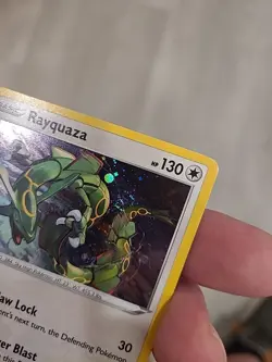 SWIRL! Rayquaza SWSH029 Cosmos Holo Black Star Promo Pokemon TCG RARE NM - Image 4