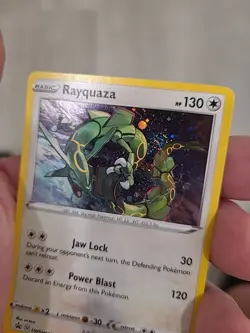 SWIRL! Rayquaza SWSH029 Cosmos Holo Black Star Promo Pokemon TCG RARE NM - Image 5