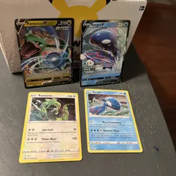 Crown Zenith Sea and Sky Box Promo Set - Rayquaza & Kyogre Pokemon TCG NM/M - Image 1
