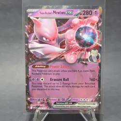 Pokemon TCG Team Rocket's Mewtwo ex 081/182 ASCENDED HEROES - Image 1