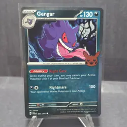Pokemon TCG Gengar 057/091 Trick or Trade Cosmos Holo Stage 2 HP130 - Image 1