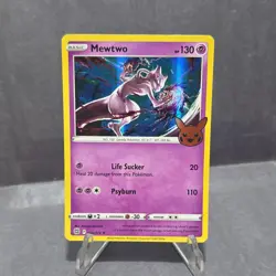 Pokemon TCG Mewtwo 056/172 Trick or Trade Promo Holo Basic HP130 - Image 1