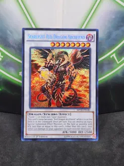 Yugioh Scarlight Red Dragon Archfiend MP16-EN140 Secret Rare 1st Edition NM - Image 1