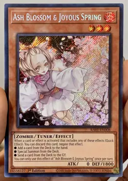 Yugioh Ash Blossom Joyous Spring RA01-EN008 Secret Rare 1st Ed NM w/Tracking - Image 2