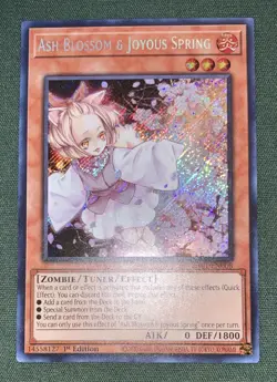 Yugioh Ash Blossom Joyous Spring RA01-EN008 Secret Rare 1st Ed NM w/Tracking - Image 3