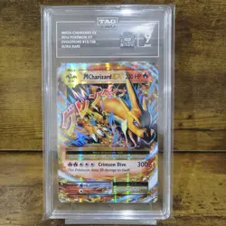 TAG 9 M CHARIZARD EX 13/108 XY EVOLUTONS HOLO RARE POKEMON CARD ENGLISH - Image 1